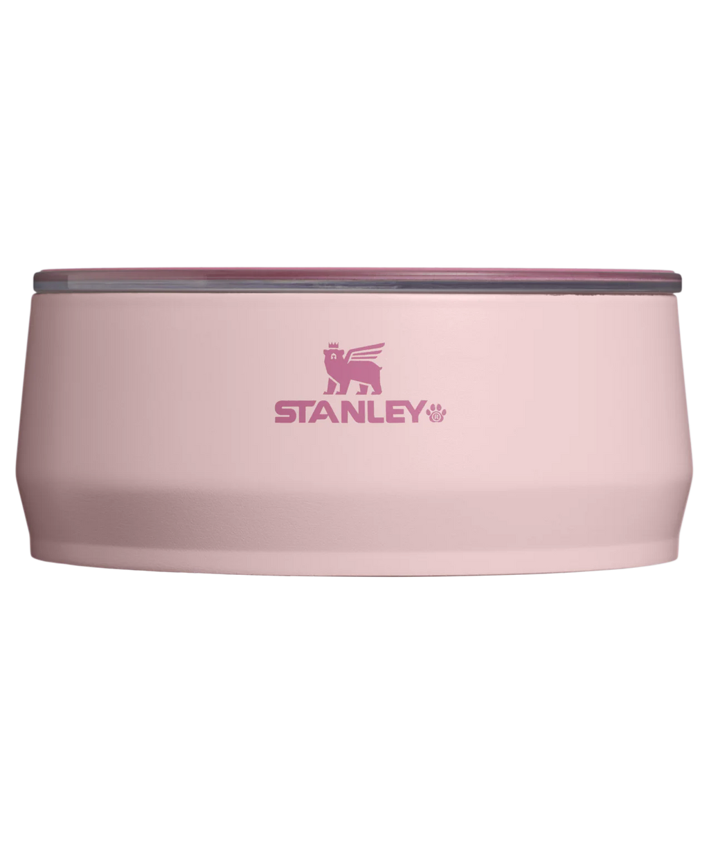 STANLEY PET BOWL PINK DOGWOOD WESTERN