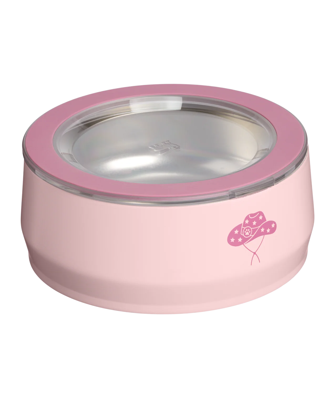 STANLEY PET BOWL PINK DOGWOOD WESTERN