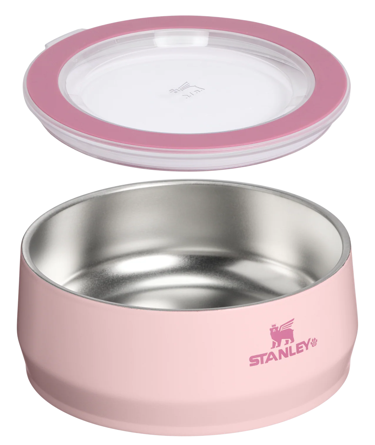 STANLEY PET BOWL PINK DOGWOOD WESTERN