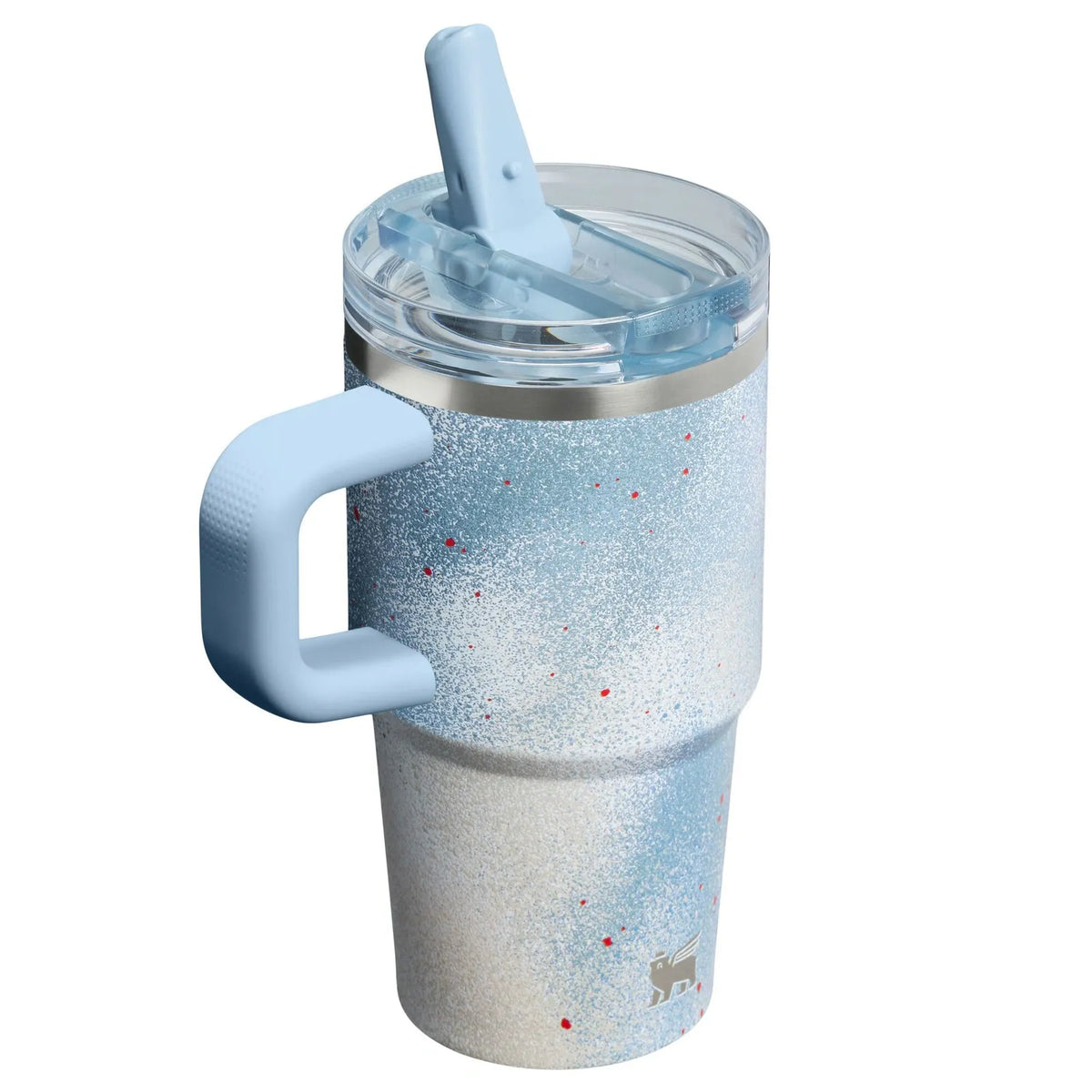 THE QUENCHER PROTOUR FLIP STRAW TUMBLER SLATE BLUE TECHGRAIN
