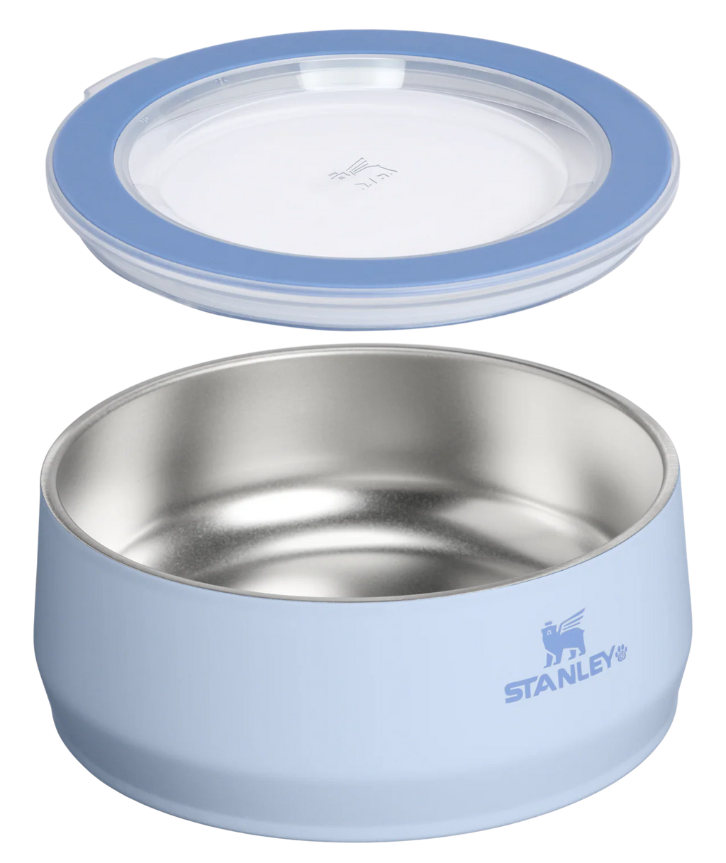 STANLEY PET BOWL LIGHT DENIM WESTERN