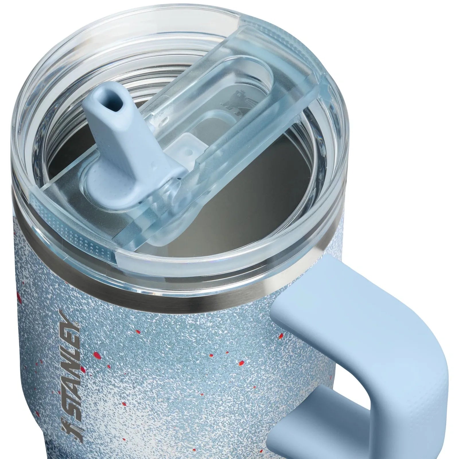 THE QUENCHER PROTOUR FLIP STRAW TUMBLER SLATE BLUE TECHGRAIN